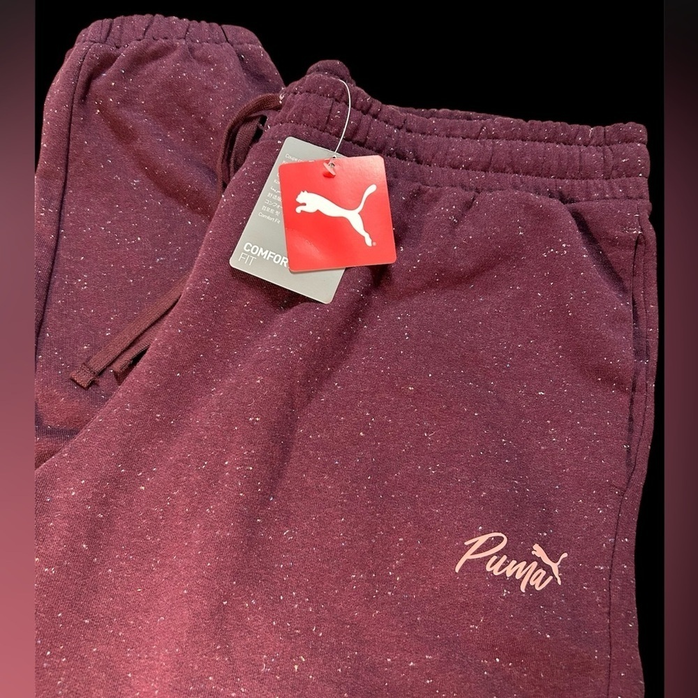 Puma Men's Maroon Joggers, NWT, Size XL - Picture 4 of 5